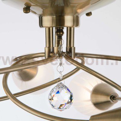 Потолочный светильник с плафонами 2275/6 античная бронза