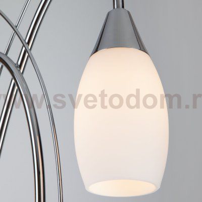 Торшер со стеклянными плафонами 22080/2F хром