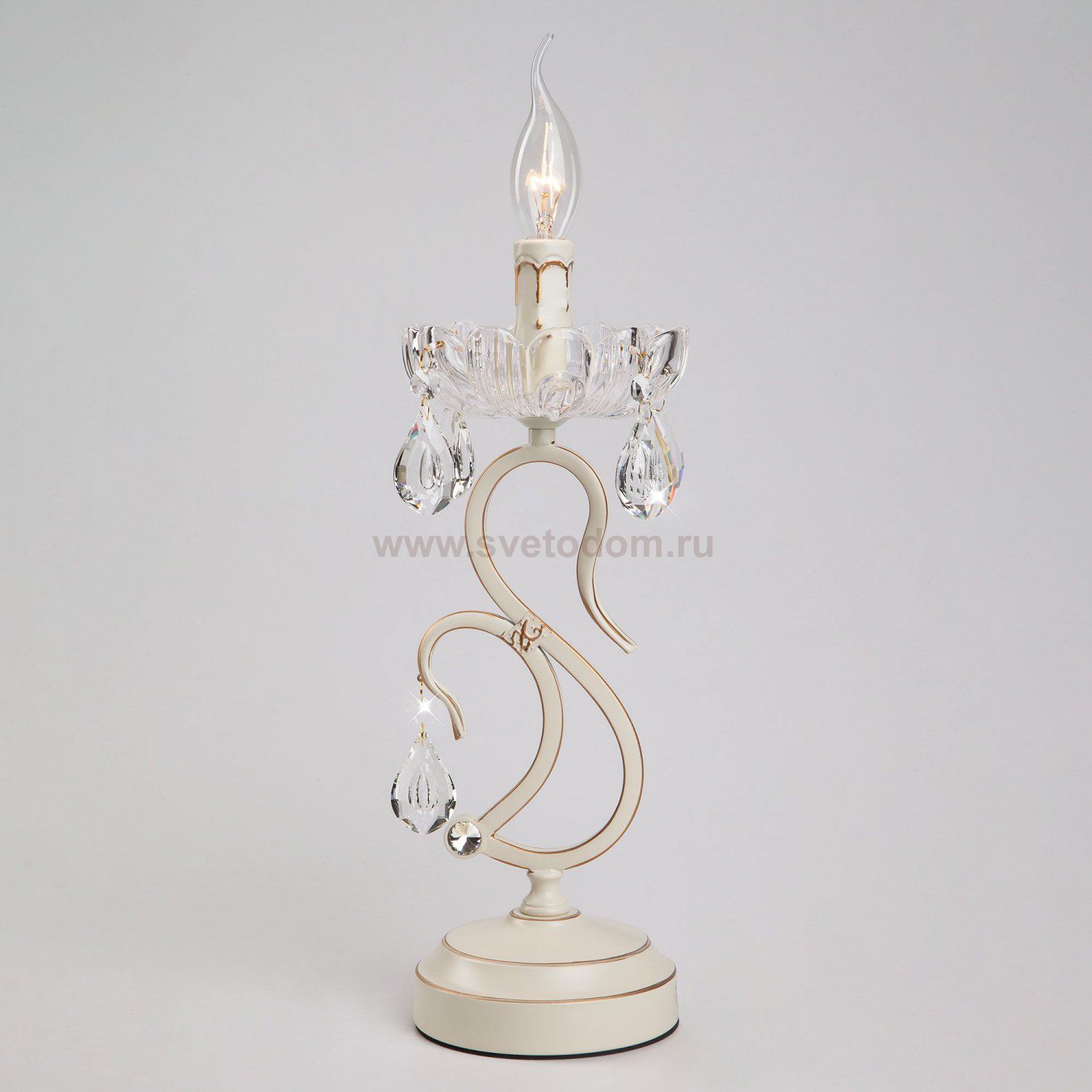 Настольная лампа 12205/1T белый