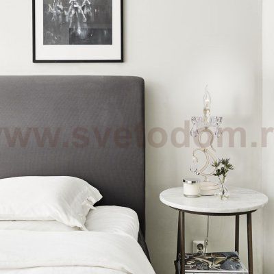 Настольная лампа 12205/1T белый