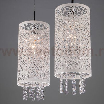 Светильник подвесной с хрусталем 1181/2 хром