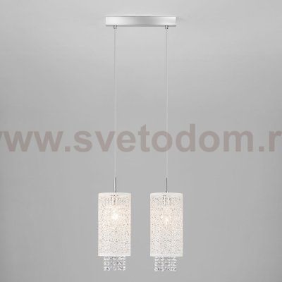 Светильник подвесной с хрусталем 1181/2 хром