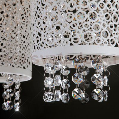 Подвесной светильник с хрусталем 1181/3 хром