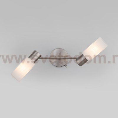 Спот с поворотными плафонами 20043/2 сатин-никель