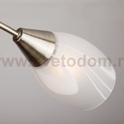 Люстра с хрусталем 30100/3 античная бронза