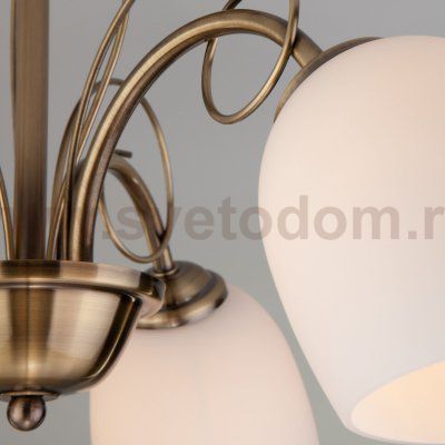 Люстра с плафонами 30107/3 античная бронза