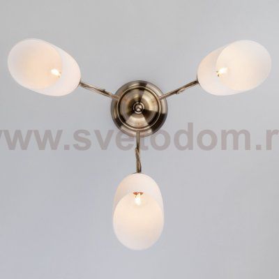 Люстра с плафонами 30107/3 античная бронза