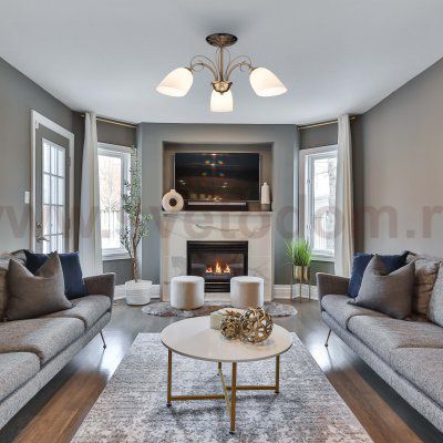 Люстра с плафонами 30107/3 античная бронза