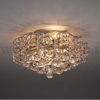 Хрустальная потолочная люстра 16017/6 хром