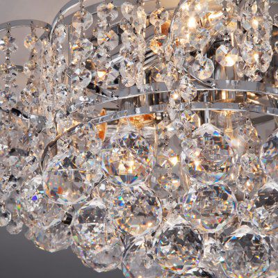 Хрустальная потолочная люстра 16017/6 хром