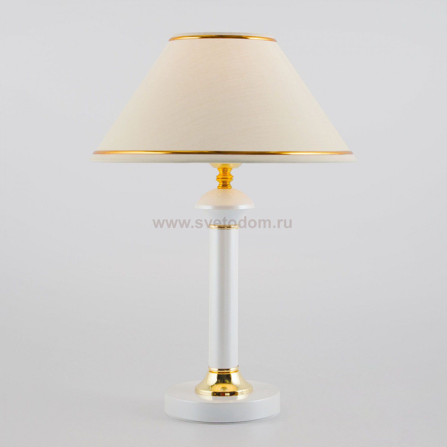 Настольная лампа 60019/1 глянцевый белый