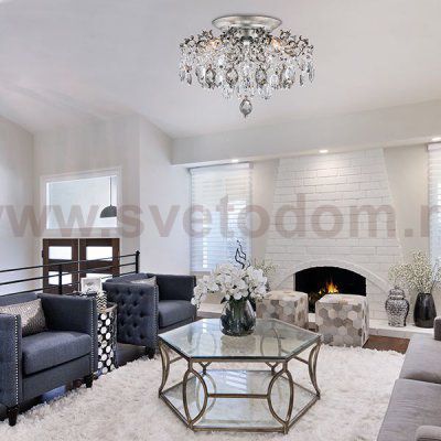 Потолочная люстра с хрусталем 276/5 Strotskis