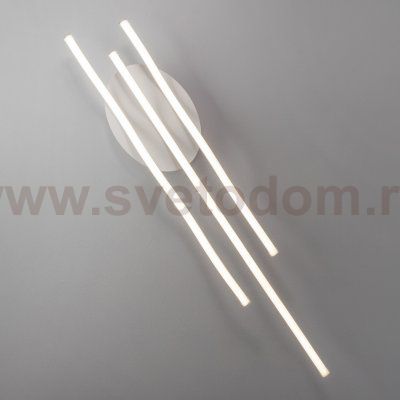 Потолочный волнообразный LED светильник 90090/3 белый