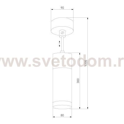 LED светильник подвесной в стиле лофт 50135/1 LED хром/черный
