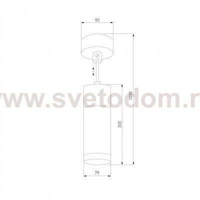 Светильник лофт подвесной со светодиодами 50135/1 LED хром/белый