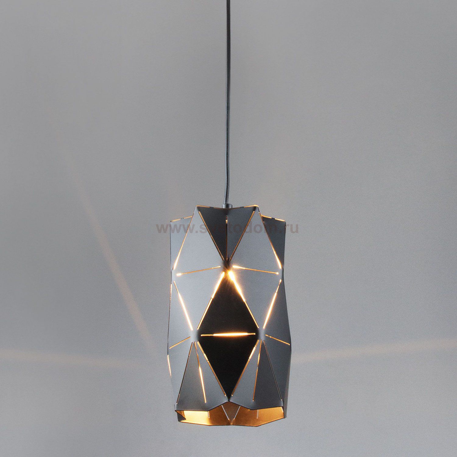 Подвесной светильник лофт с плафоном 50145/1 черный