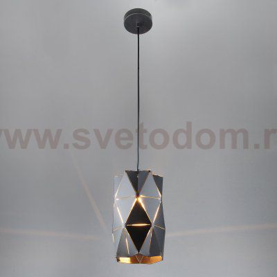 Подвесной светильник лофт с плафоном 50145/1 черный