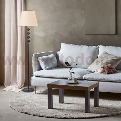 Торшер с абажуром черный 01057/1 черный