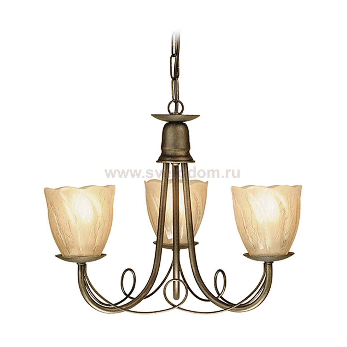 Люстра Natural concept MN3 BLK/GOLD MINSTER