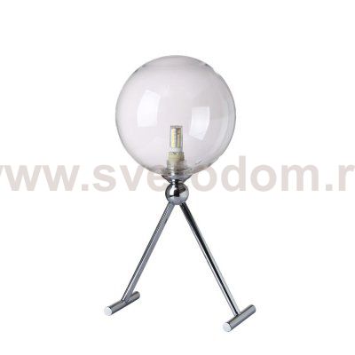 Настольная лампа Crystal Lux FABRICIO LG1 CHROME/TRANSPARENTE (0550/501)