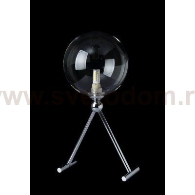 Настольная лампа Crystal Lux FABRICIO LG1 CHROME/TRANSPARENTE (0550/501)