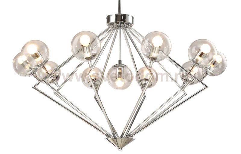 Люстра Crystal Lux FABRICIO SP11 CHROME/TRANSPARENTE (0550/311)