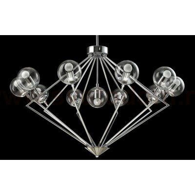 Люстра Crystal Lux FABRICIO SP11 CHROME/TRANSPARENTE (0550/311)