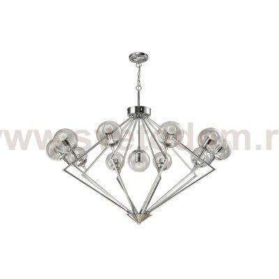 Люстра Crystal Lux FABRICIO SP11 CHROME/TRANSPARENTE (0550/311)