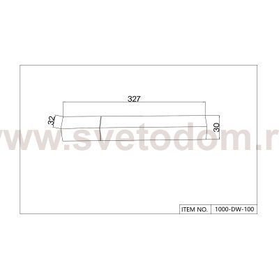 Светильник Favourite 1000-DW-100