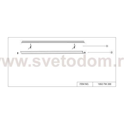 Светильник Favourite 1002-TW-300