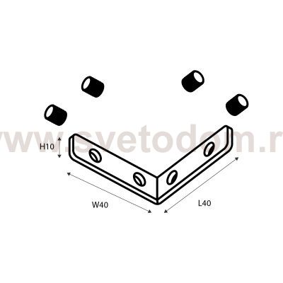 коннектор Logica Favourite 1014-CU-001 Logica