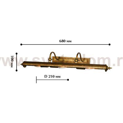 Светильник настенный бра Favourite 1287-3W Picturion