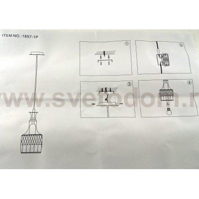 Подвесной светильник Favourite Bottle 1857-1P