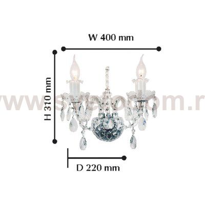 Настенный светильник Favourite 2022-2W Lawanda
