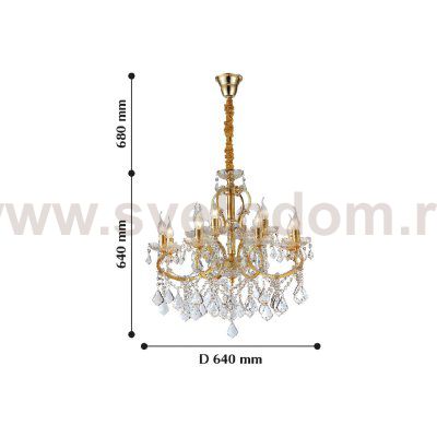 Люстра подвесная Favourite 2092-12P Dazzle