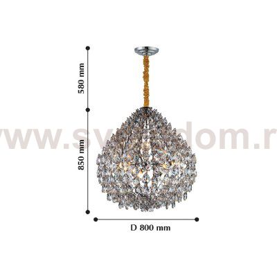 Люстра подвесная Favourite 2093-10P Faberge
