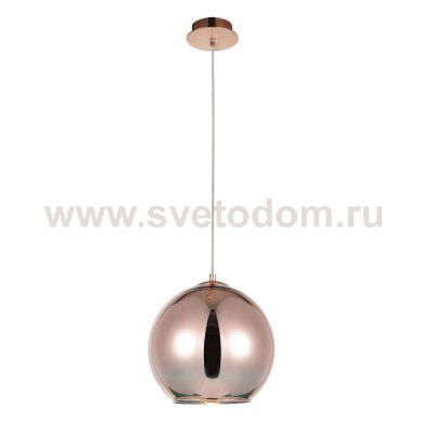 Плафон стекло зеркальный E27 250*220мм Favourite 2105 Pink jazz (архив)