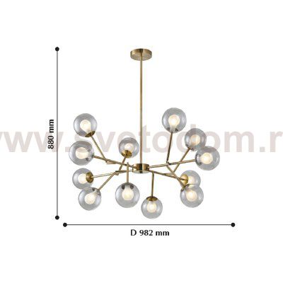 Люстра подвесная Favourite 2135-12P Bullae
