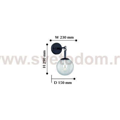 Настенный светильник Favourite 2169-1W Cirque