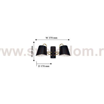 Настенный светильник Favourite 2177-2W Comodo