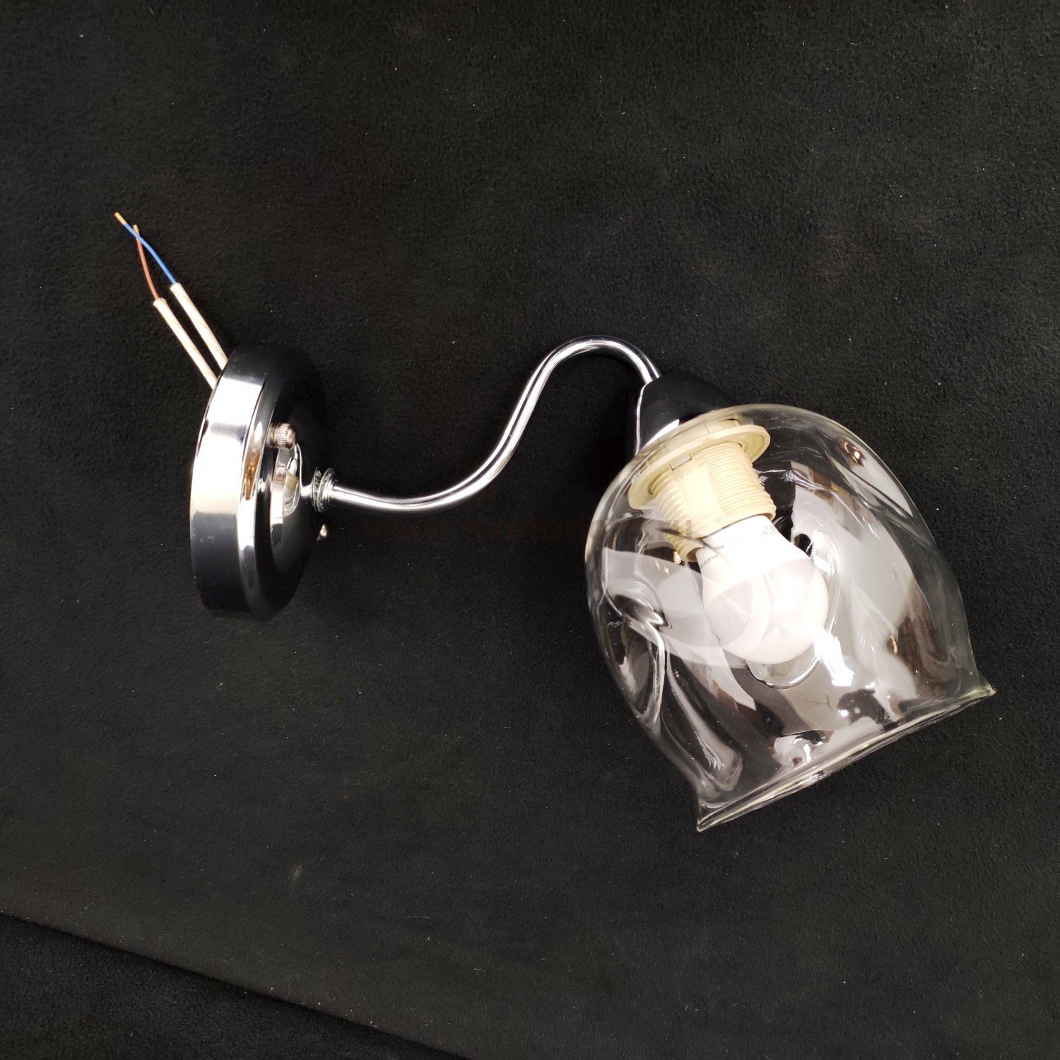 Плафон стекло 135*95мм Е27 прозрачный Favourite 2191 Bento