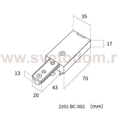 коннектор Practica Favourite 2201-BC-002 Practica