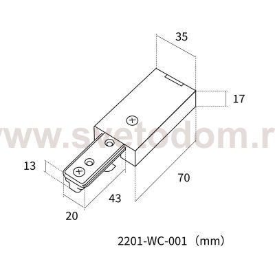 коннектор Practica Favourite 2201-WC-001 Practica