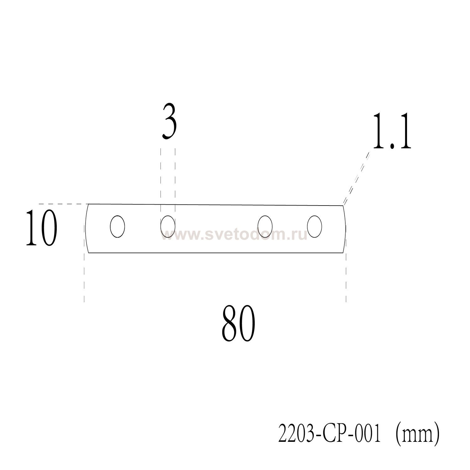 коннектор Practica Favourite 2203-CP-001 Practica