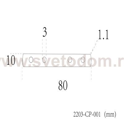 коннектор Practica Favourite 2203-CP-001 Practica