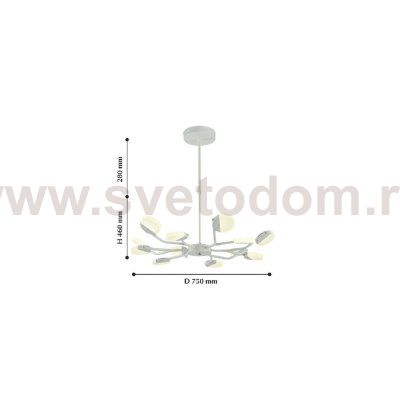 Люстра подвесная Favourite 2264-12P Mense