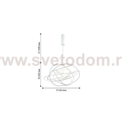 Люстра подвесная Favourite 2311-2P Saga