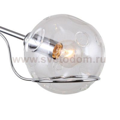 Плафон стекло прозрачный с отверстиями 130мм (62мм посадка) SLE102501 BACA