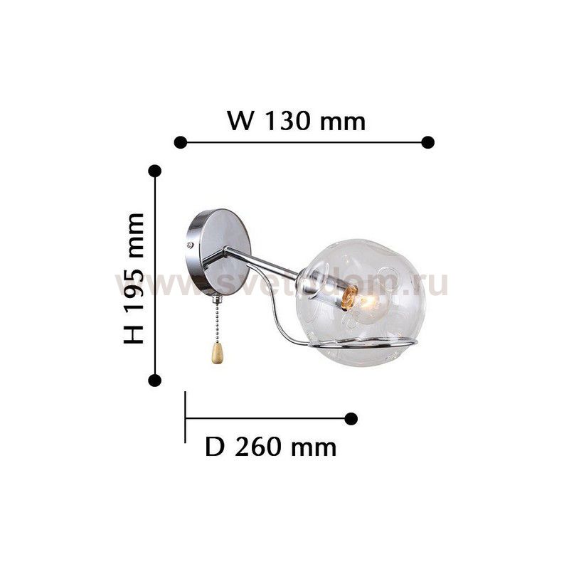 Настенный светильник бра Favourite 2341-1W Darina