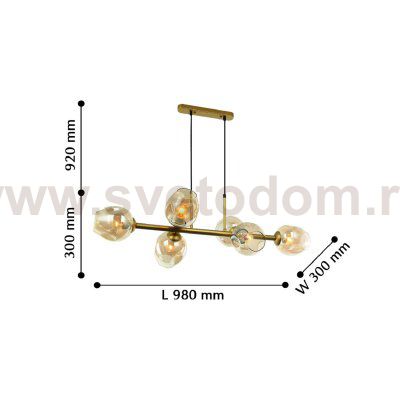 Подвесная люстра Favourite 2362-6P Traube